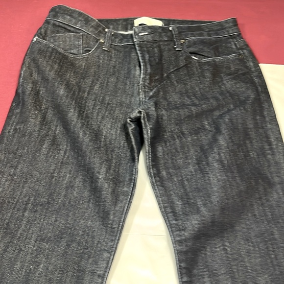 ARISTOCRAT Kent dark BLUE Denim Jeans women’s 31 COTTON blend straight, 9” rise - Picture 5 of 15